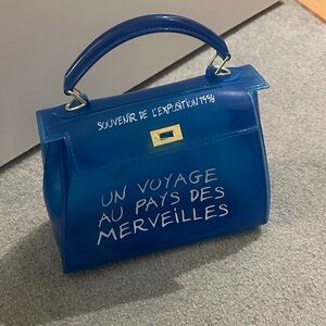 French Blue Handbag NWOT